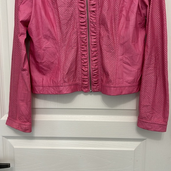 Tricotto Pink Zip Up Jacket - Picture 3 of 6